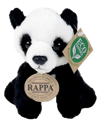 Jucărie de pluș Rappa Eco Friends - Panda, 15 cm