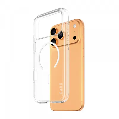Husa MagSafe pentru Apple iPhone 17 Pro, PanzerGlass, Care Urban Explorer, Transparenta Alba