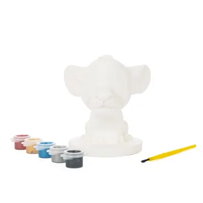 Figurina ceramica de colorat Disney Simba 14 cm