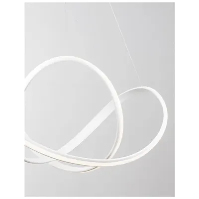 Lampa suspendata APUS Nisipiu Alb Aluminiu & Acrylic Dimabil LED 50 Wat 220-240 Volt 2158Lm 3000K IP20