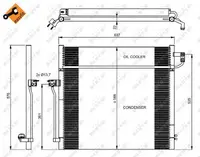 Radiator clima AC cu uscator MERCEDES GL (X166), GLE (C292), GLE (W166), GLS (X166), M (W166) 2.2D-5.5 intre 2011-2019