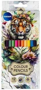 Creioane colorate Centrum Office - Tiger, 12 culori