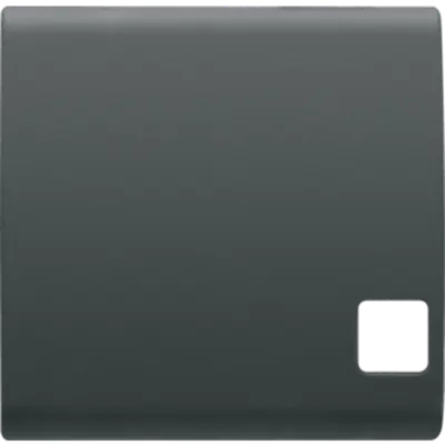 Tasta buton pentru PUSH-BUTTON PANEL - se completeaza cu lentila - 2 module - NEGRU - CHORUS