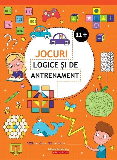 Jocuri logice și de antrenament (11 ani +) - Paperback brosat - Ballon Media