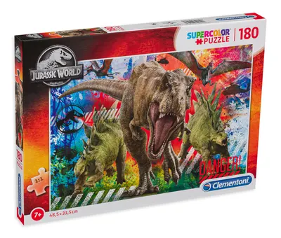 Puzzle Clementoni din 180 de piese - Jurassic World