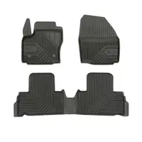 Set covorase cauciuc 4 piese No. 77, fata spate negru, potrivit FORD GALAXY II 05.06-06.15