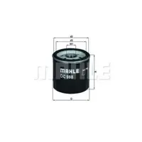 Filtru ulei MAHLE ORIGINAL OC 988