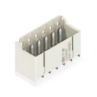THT male header; 1.4 mm Ø solder pin; straight; Pin spacing 5 mm; 12-pole; light gray