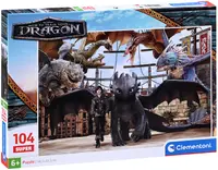 Puzzle pentru copii Clementoni din 104 piese - Sughiț și dragonii