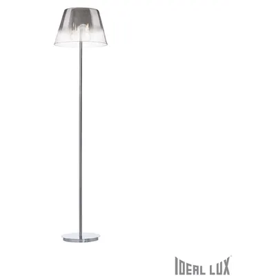 Lampa de podea Cylinder, 2 becuri, dulie E27, D:400mm, H:1750mm, Crom