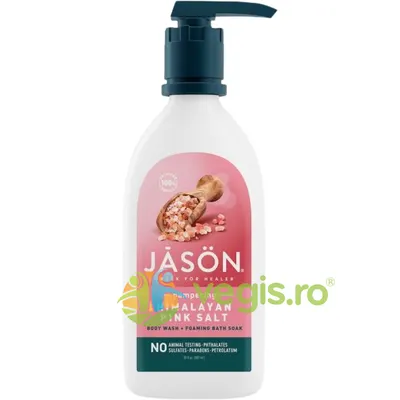 Gel de Dus si Spuma de Baie cu Sare Roz de Himalaya 887ml