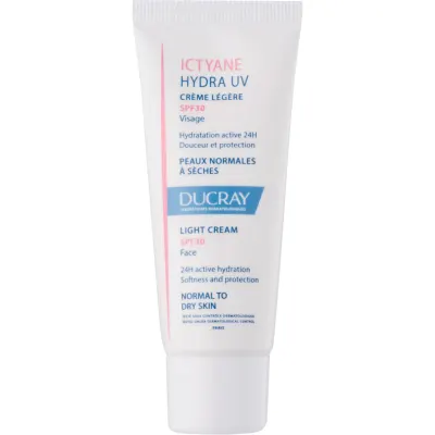 Ducray Ictyane cremă ușoară, pentru ten normal spre uscat SPF 30 40 ml