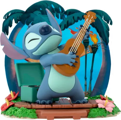 Statuetă ABYstyle Disney: Lilo & Stitch - Stitch Guitar, 10 cm