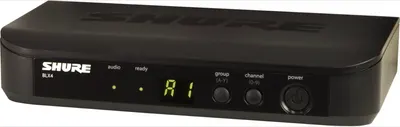 Receiver wireless Shure - BLX4E-H8E, negru