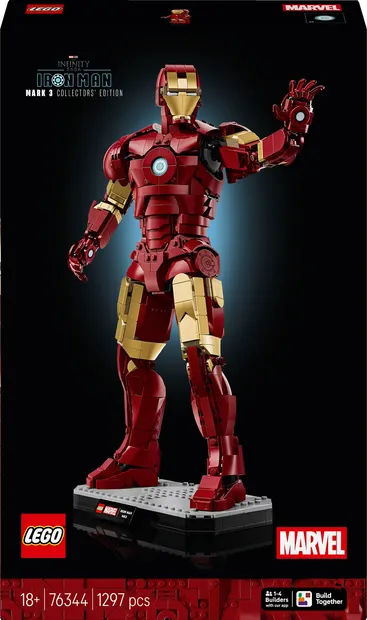 Constructor LEGO Marvel Super Heroes -Iron Man Mark III – Ediție de colecție (76344)