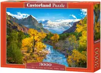 Puzzle Castorland din 3000 de piese - Toamna în Parcul Național Zion, SUA