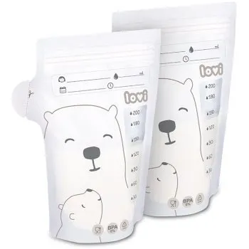 LOVI Buddy Bear sac pentru păstrarea laptelui matern