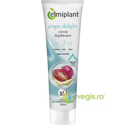 Crema Depilatoare pentru Piele Normala cu Ulei din Samburi de Struguri 150ml