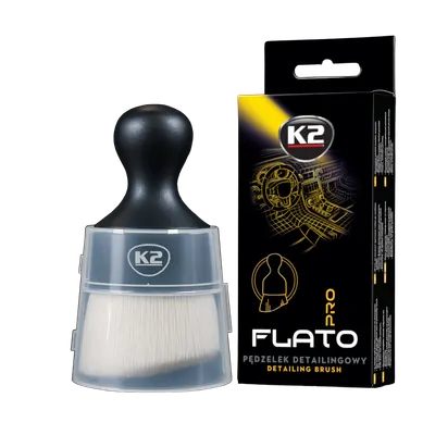 K2 Flato Pro pensulă compactă pentru detailing cu peri de catifea