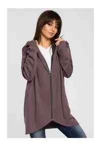 Pulover lung pentru femei Lirohn B054 maro - Maro