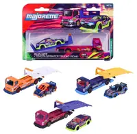 Camion metalic cu mașină Majorette - JDM Legends Tuning Transporter, sortiment