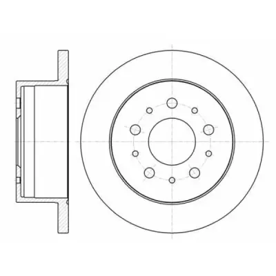 Disc frana REMSA 61055.00