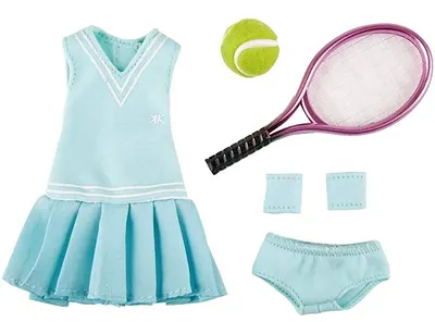 Set de hainute pentru papusa Kruselings - Echipament de tenis, Luna