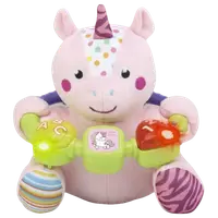 Jucarie interactiva bebe cu activitati si lumini 20 cm - Unicorn