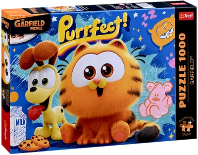 Puzzle Trefl din 1000 piese - Garfield