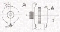 Alternator (14V, 100A) OPEL ASTRA H, ASTRA H GTC 1.7D intre 2004-2010
