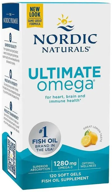 Ultimate Omega, 1280 mg, 120 capsule de gel, Nordic Naturals