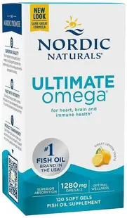 Ultimate Omega, 1280 mg, 120 capsule de gel, Nordic Naturals