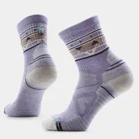 Șosete Merino hiking Smartwool Hike Zig Zag Valley - violet Chalk | Mid Crew |…