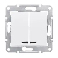 Intrerupator bipolar cu LED 10 AX SEDNA SCHNEIDER titan