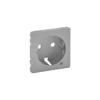 Capac Valena Life - 2P+E priza - German standard - cu indicator - aluminiu