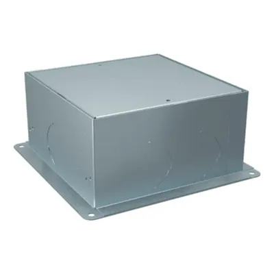 Unica system+, Doza de protectie metalica pentru doze pardoseala M 8 module