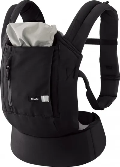 Sistem transport bebelusi Combi Japonia JoinMesh Baby Carrier Black 120 cm