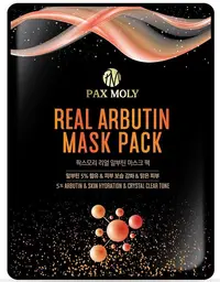 Pax Moly Mască de față folie cu arbutină, 25 ml