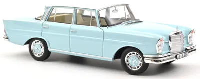 Model de colecție NOREV Modern: Мașini - Mercedes-Benz 220 S (1965) (Light Blue)