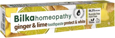 Bilka Homeopathy Pastă de dinți cu ulei de ghimbir, 75 ml