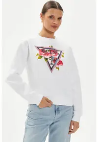 Bluza dama Bumbac - Alb - Alb