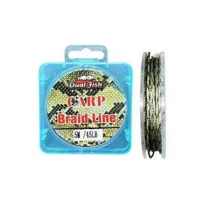 Fir CARP BRAID LINE LEADCORE, 5M, rezistenta 35lb( 15.87 kg), Dual Fish