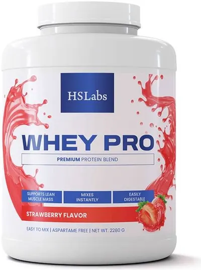 Whey Pro, căpșună, 2280 g, HS Labs