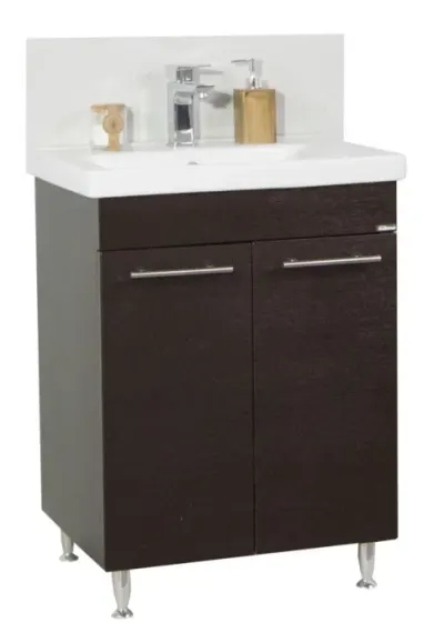 Set Baza front MDF si Lavoar seria 754, 60 cm, wenge