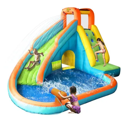 Saltea gonflabila Happy Hop, Piscina si tun cu apa