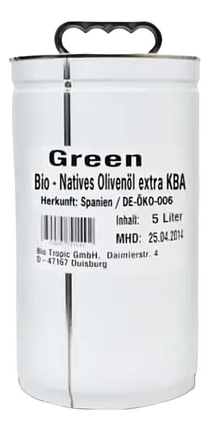 Ulei de măsline, extravirgin, 5 l, verde