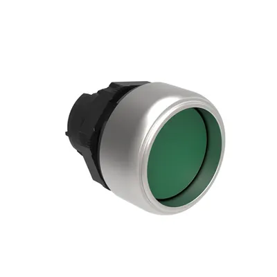 Push buton , diametru Ø22MM PLATINUM SERIES, SHROUDED, GREEN