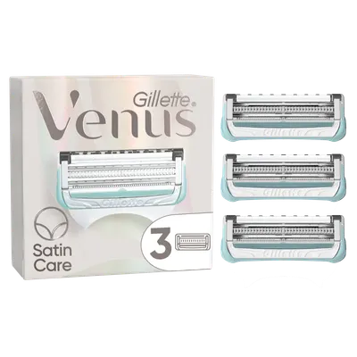 Set rezerve aparat ras pentru zona intima Venus Satin Care, 3 bucati, Gillette