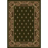 Covor Bisericesc Dreptunghiular, 100 x 200 cm, Verde, Lotos 15033/210