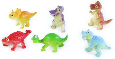 Set de figurine Rappa - Copii de dinozauri II, 6 buc. , 5 cm